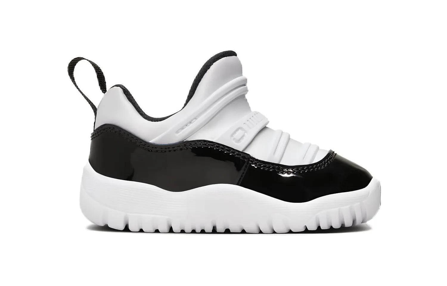 Jordan Кроссовки Air 11 Retro Little Flex 'Gratitude' для малышей, бело-черные — фото 3