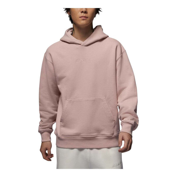 

Толстовка wordmark fleece pullover hoodie asia sizing 'pink oxford' Air Jordan, розовый