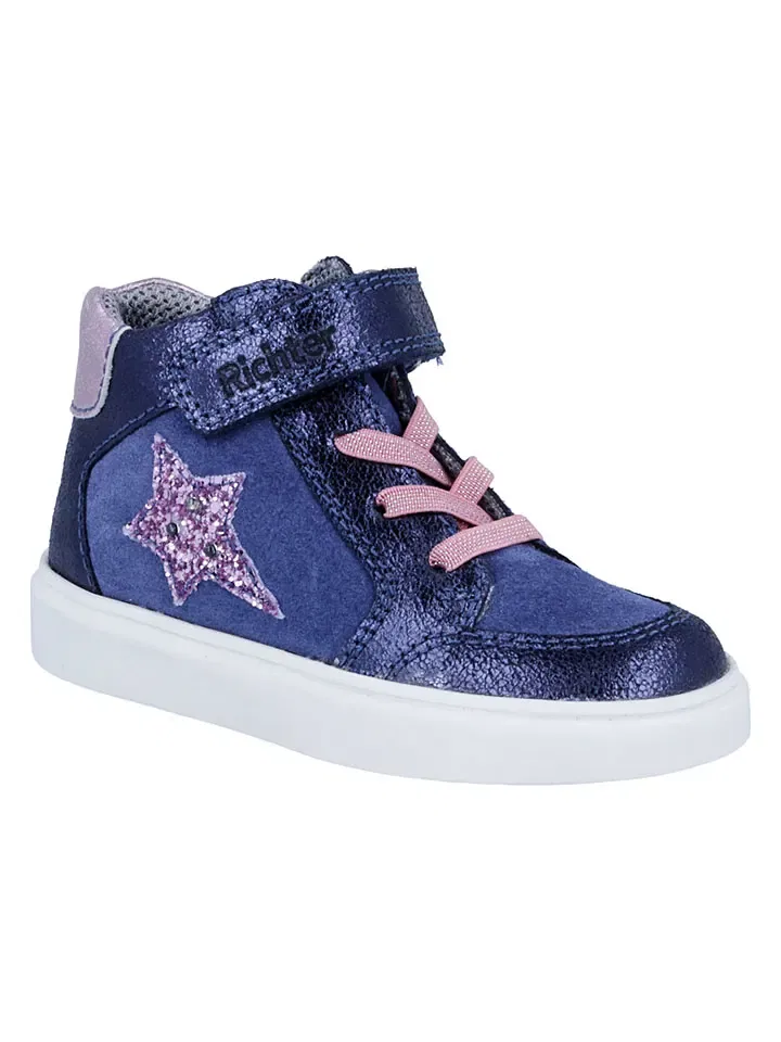 Кроссовки кожаные, Richter Shoes, синий