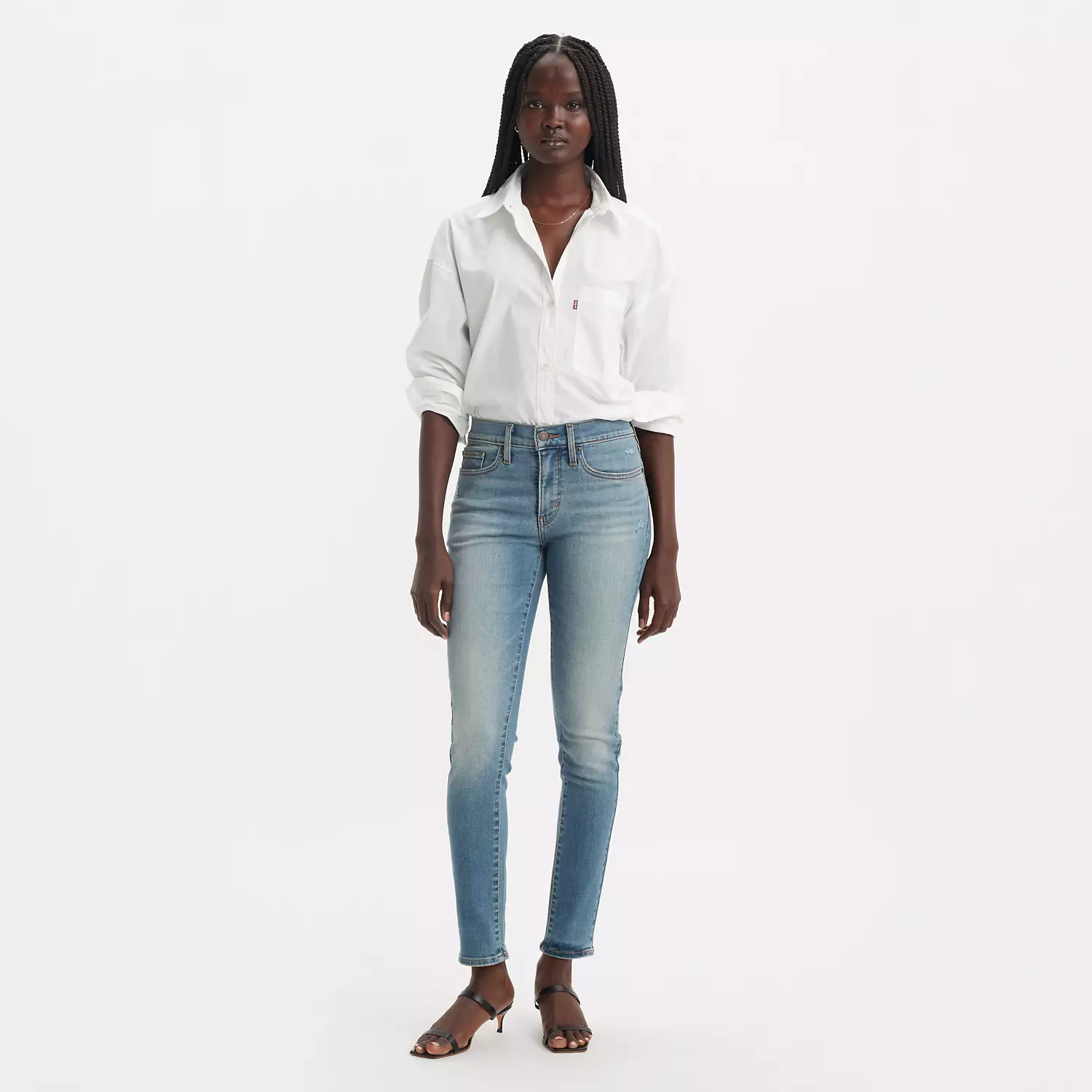 

311 Формирующие узкие женские джинсы Levi's, цвет Cave Wall - Medium Wash