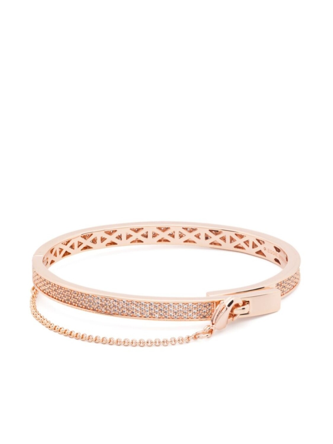 

Браслет Pavé Thin Safety Chain Eddie Borgo, розовый