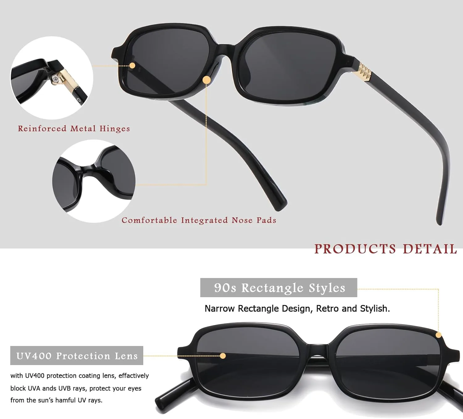 

Солнцезащитные очки Long Keeper Small Retro для женщин и мужчин, 90-е годы, узкие прямоугольные, винтажные, тонкие, квадратные, прямоугольные, Brown Leopard Blue