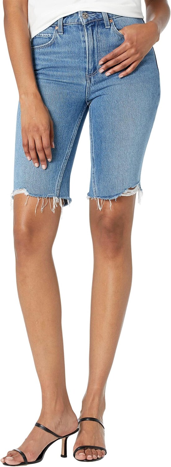 

Шорты Paige Robbie High-Rise Shorts w/ Caballo Inseam in Rossi Distressed/Disheveled Hem, цвет Rossi Distressed/Disheveled Hem