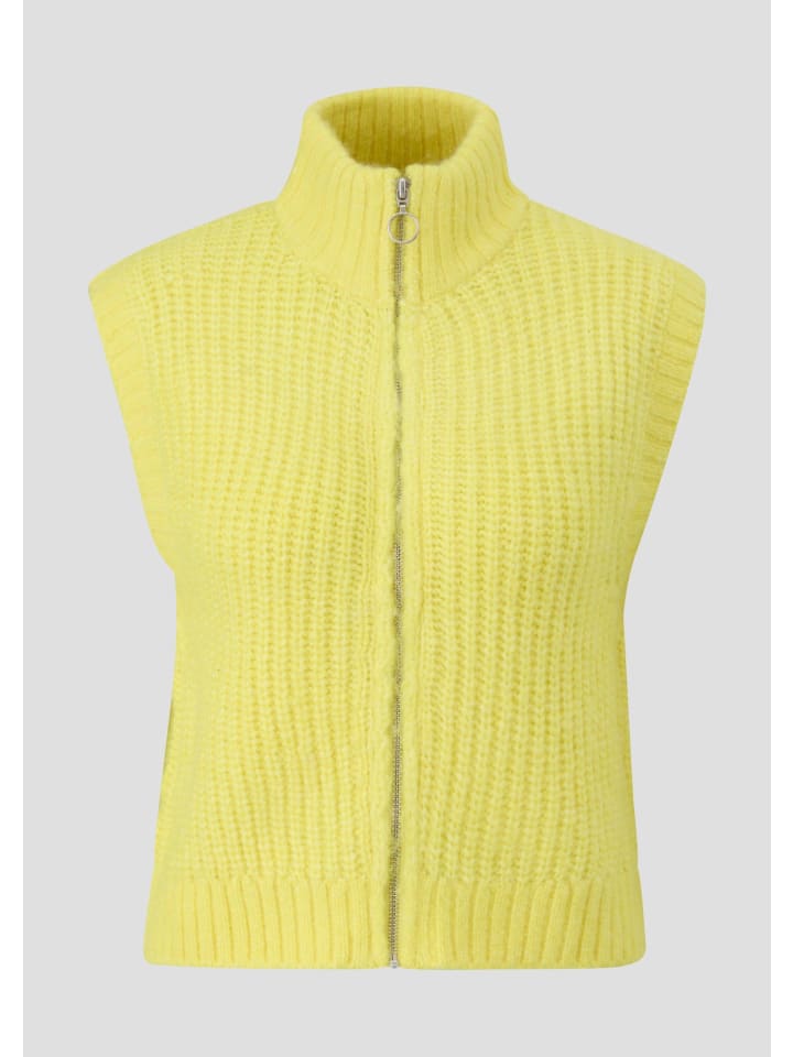 

QS Вязаный жилет цвета 12W0_ваниль