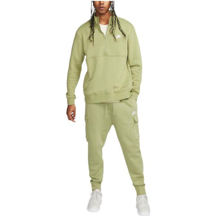 Повседневные брюки Nike Sportswear Club Fleece Joggers 'Grass Green' CD3130-334, зеленый — фото 3