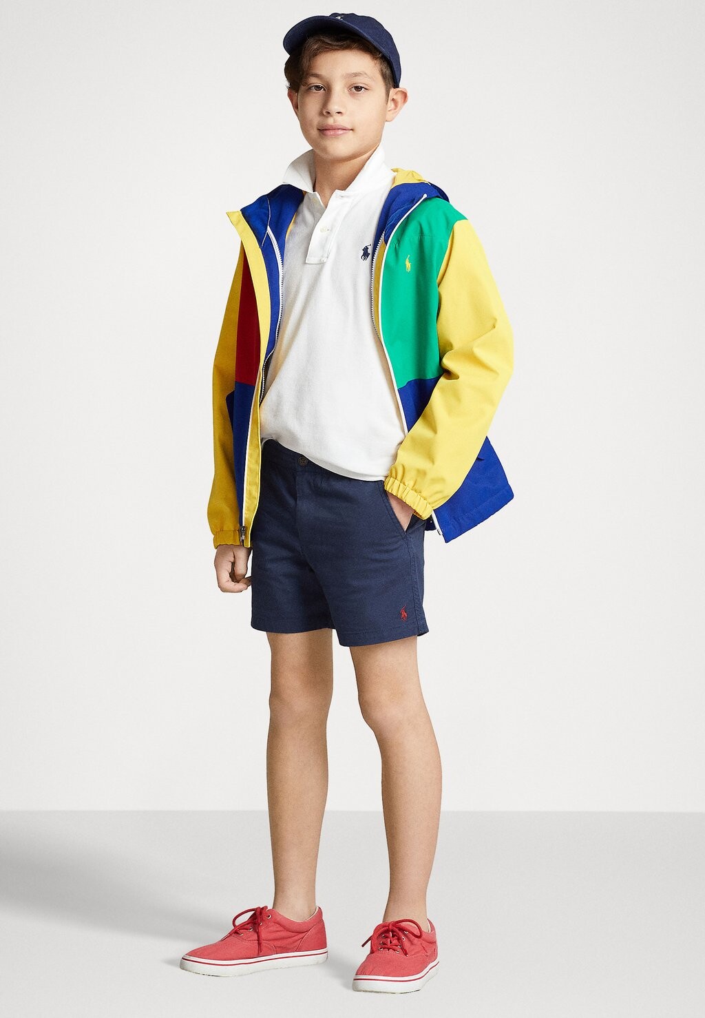 Шорты PREPSTER FLAT FRONT Polo Ralph Lauren, цвет newport navy — фото 2