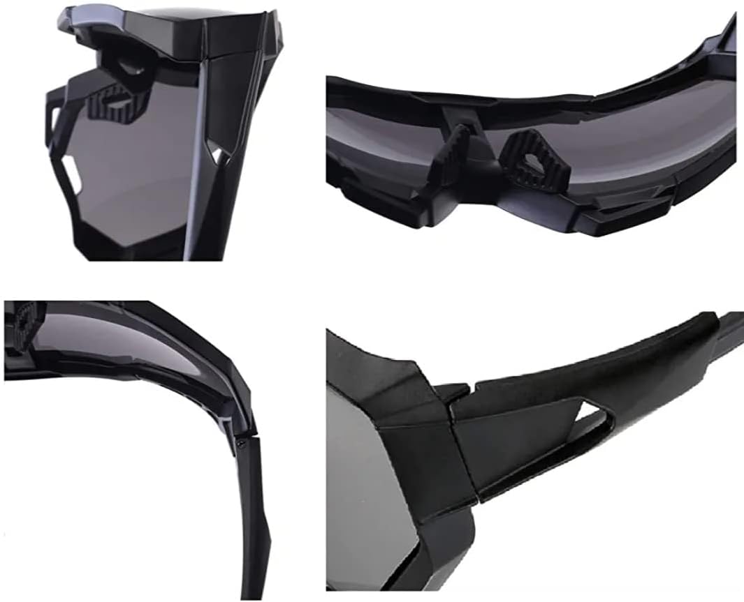 

Спортивные солнцезащитные очки с защитой от запотевания, обтекаемой формы, для бейсбола, велоспорта, вождения, гольфа, легкие, с защитой от УФ-излучения UV400, превосходные защитные очки HUVORA, White Mercury