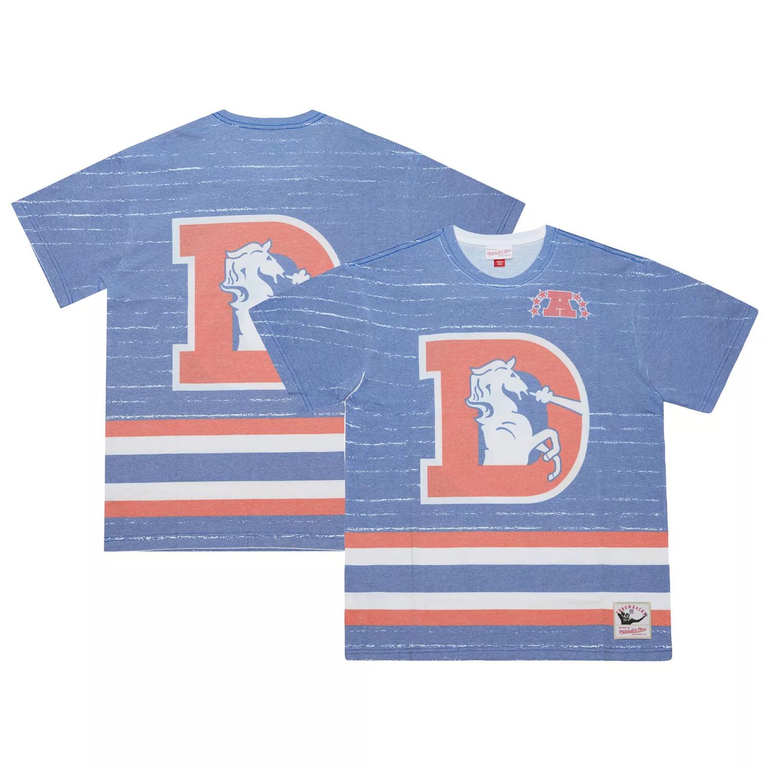 

Мужская футболка Mitchell & Ness Royal Denver Broncos Jumbotron 3.0