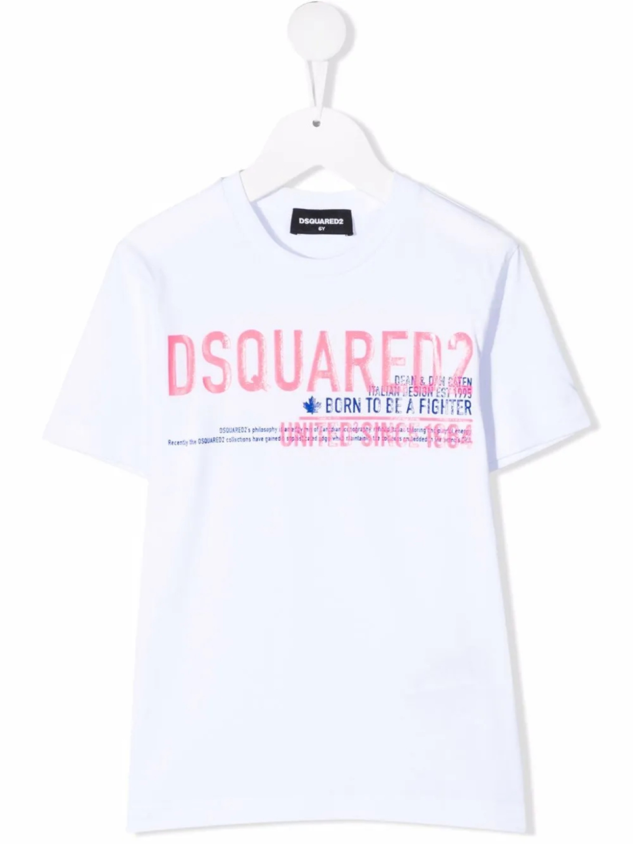 

DSQUARED2 KIDS футболка с логотипом, белый