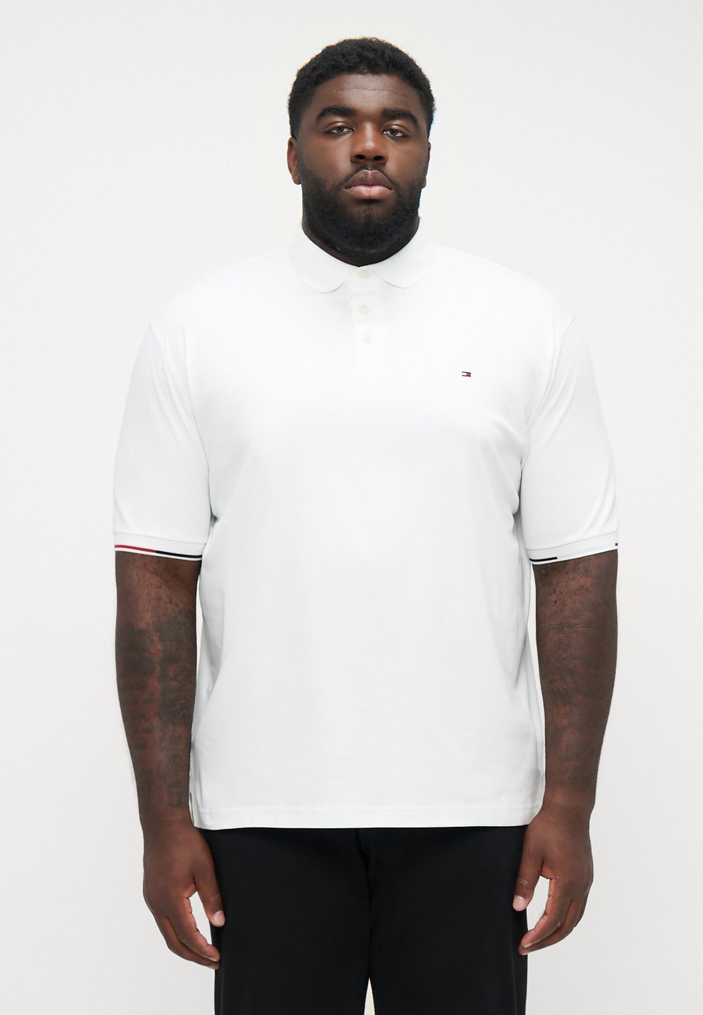 

Рубашка поло FLAGCUFF SLIM FIT Tommy Hilfiger, белый
