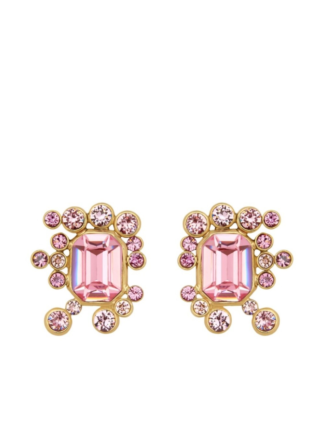 

Серьги с кристаллами Oscar de la Renta, золотой