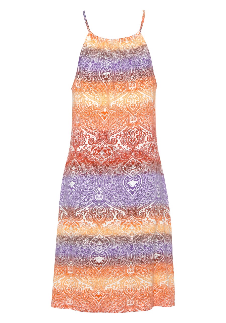 

Мини платье LASCANA, Purple/Orange