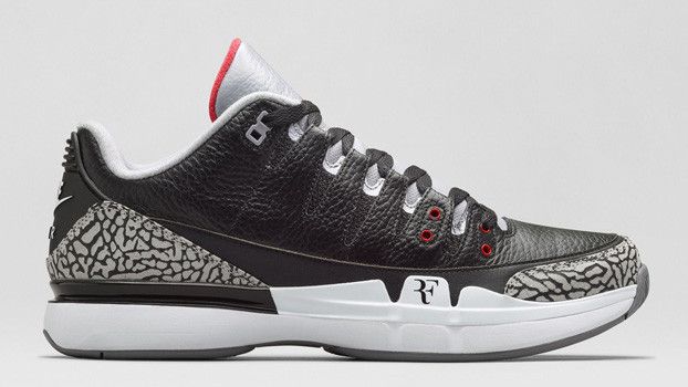 

Кроссовки Zoom Vapor Tour AJ3 'Black White', черный