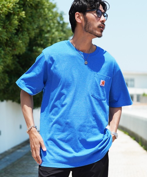 

Футболка рабочая с коротким рукавом, большими карманами и нашивкой с логотипом Carhartt