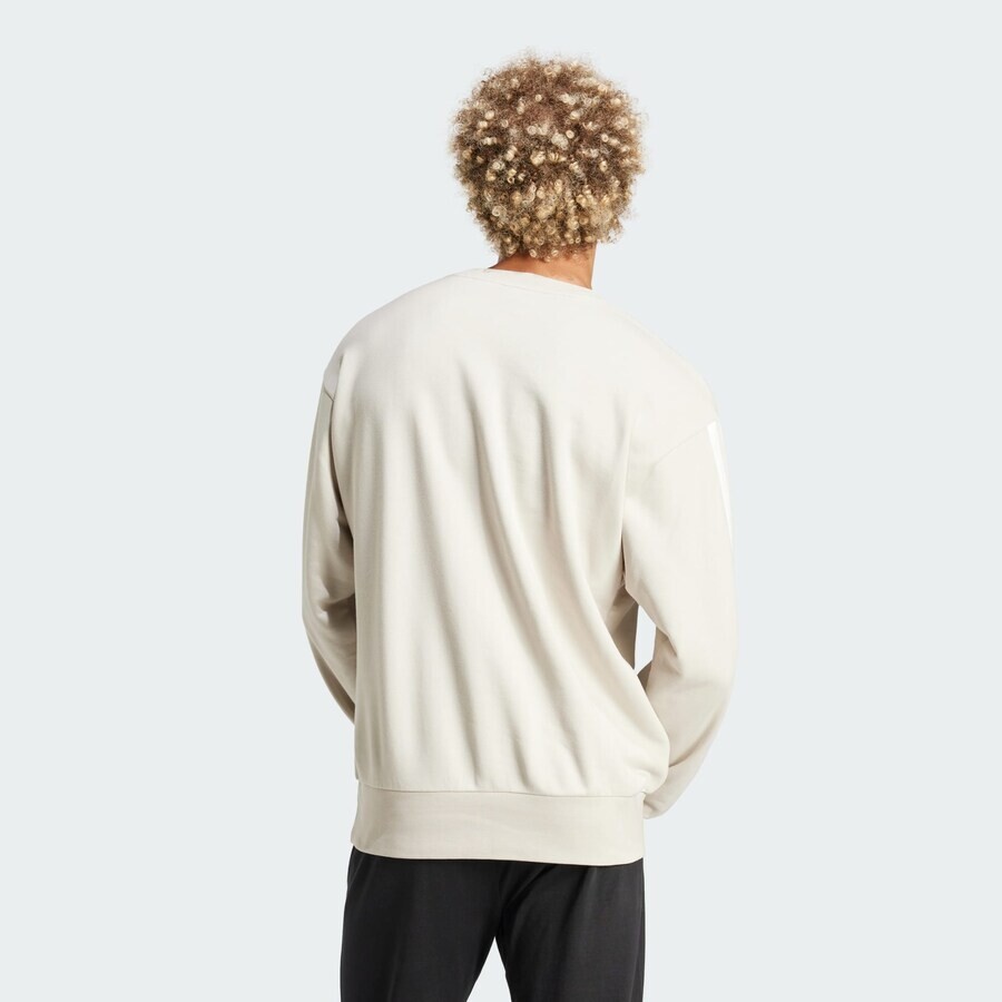Свитер с капюшоном на молнии ADIDAS SPORTSWEAR Athletic Sweatshirt Essentials, бежевый — фото 4