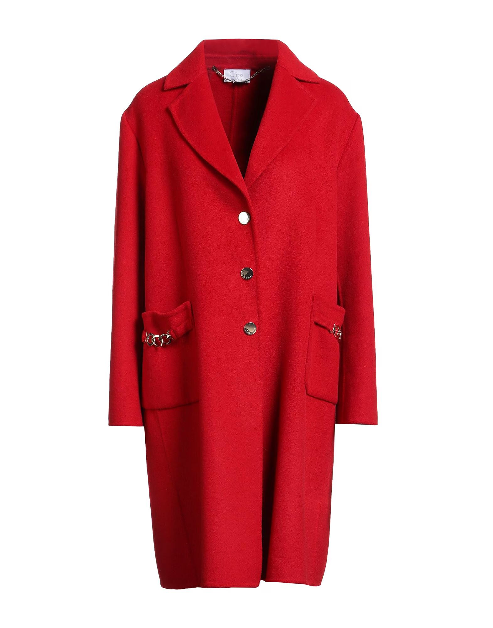 

Пальто Clips More, красный