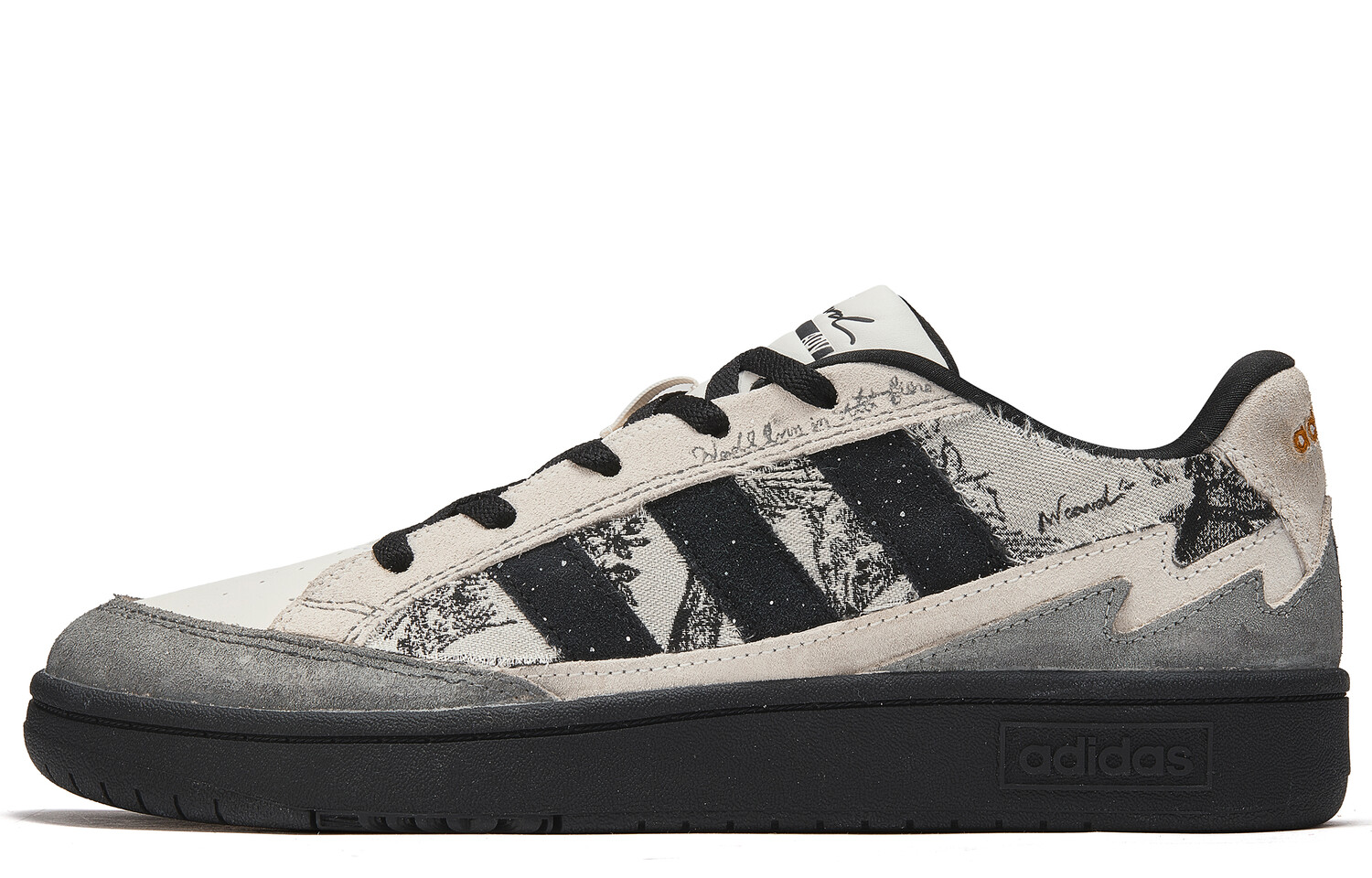 

Кроссовки adidas CARD Skateboarding Shoes Unisex Low-top Black/white/gray, черный/белый/серый