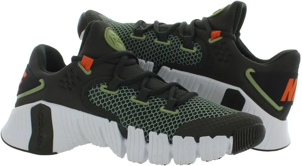 Кроссовки для тренировок Nike Free Metcon 4, Cargo Khaki/Safety Orange — фото 4