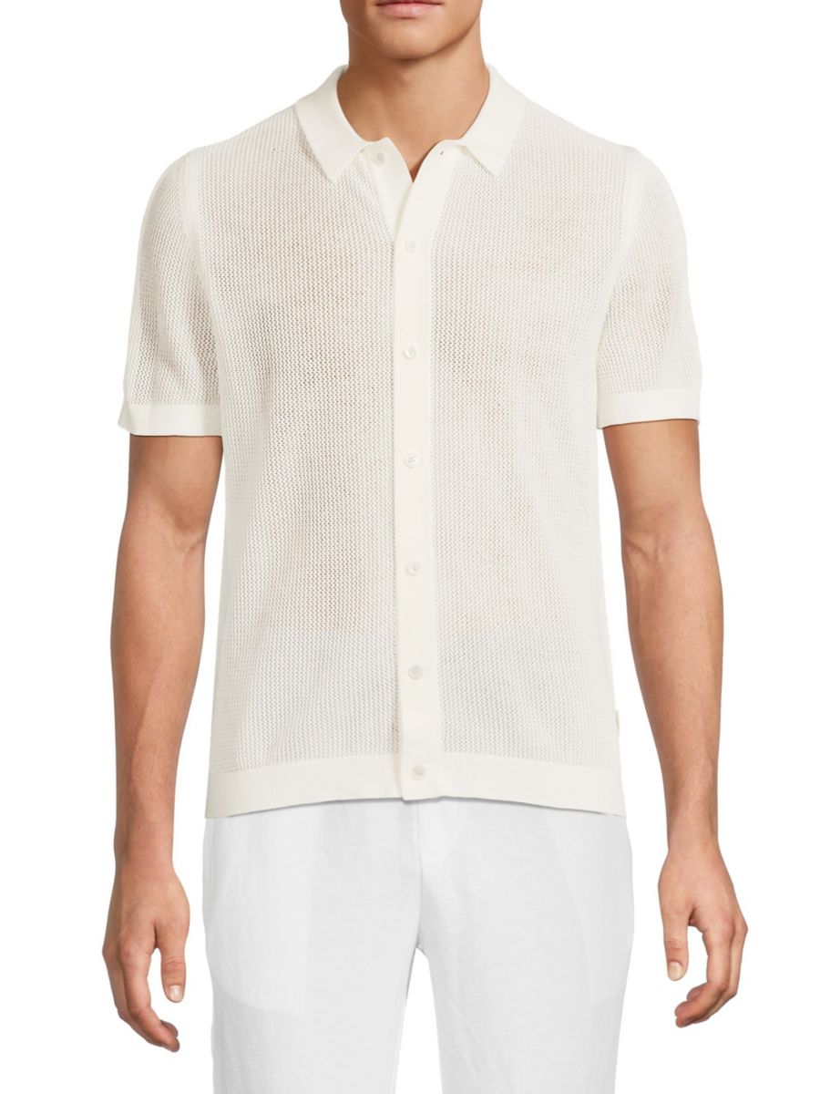 

Рубашка из хлопка крючком Onia, белый