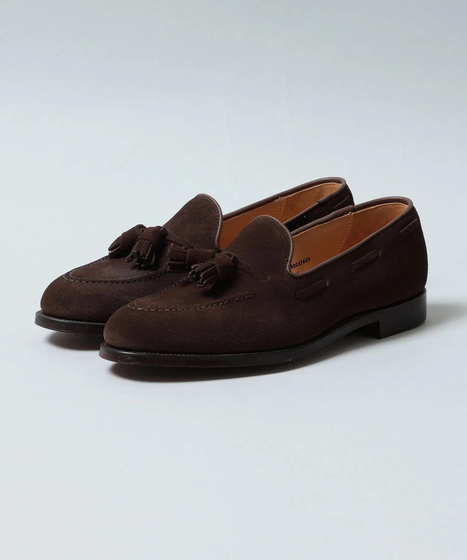 CROCKETT&JONES / CAVENDISH 3 Замшевые лоферы с кисточками