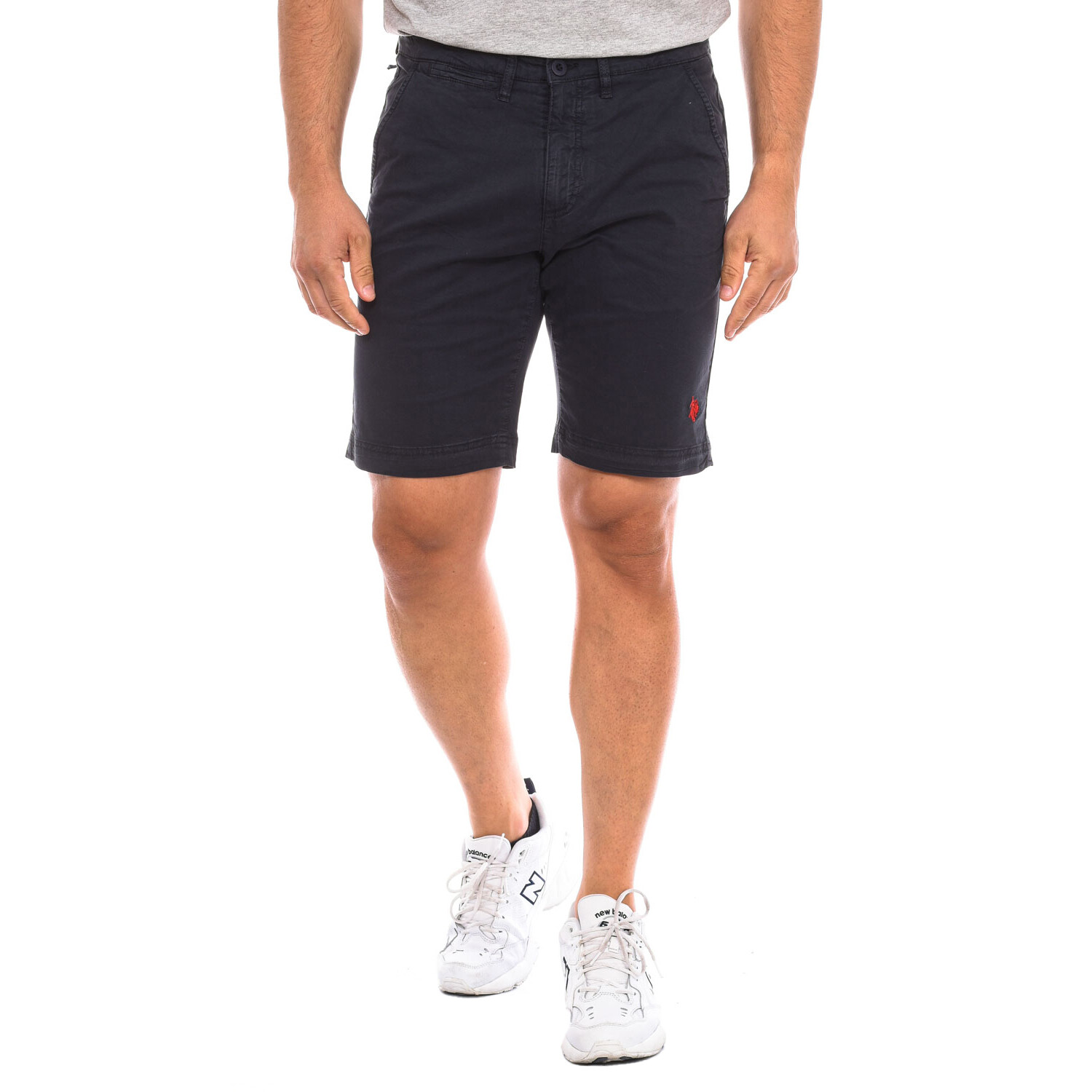 

Шорты-Бермуды с прямым низом 67921 U.S. Polo Assn, серый