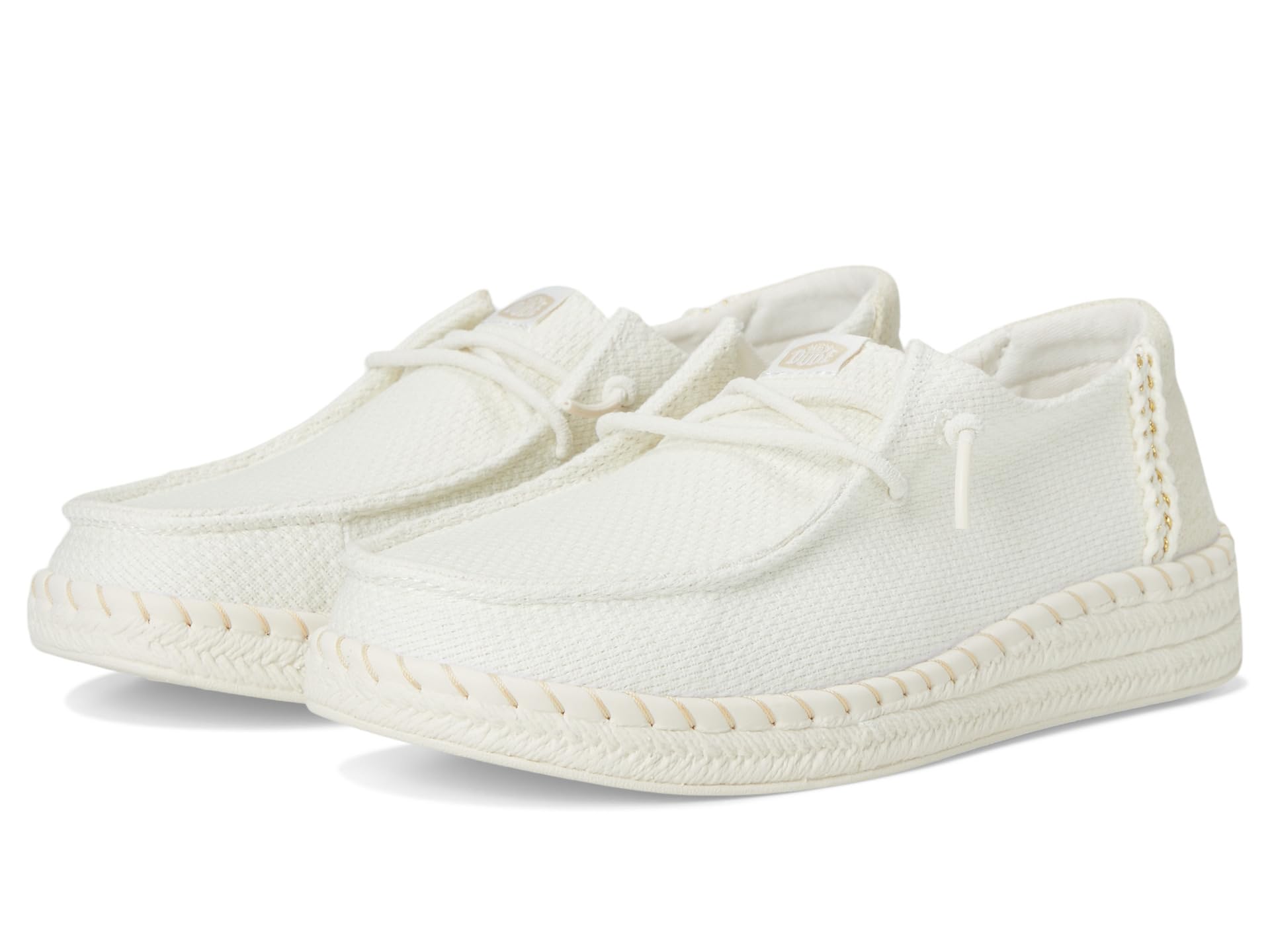 Лоферы Hey Dude Wendy Espadrille Woven, белый