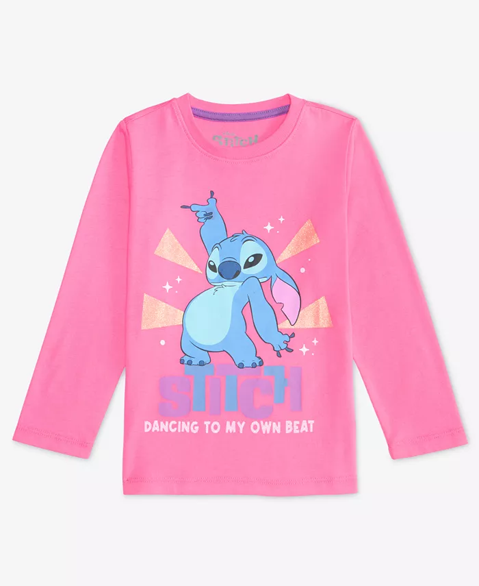 

Детская футболка с длинным рукавом для девочек 2T-4T Epic Threads, розовый