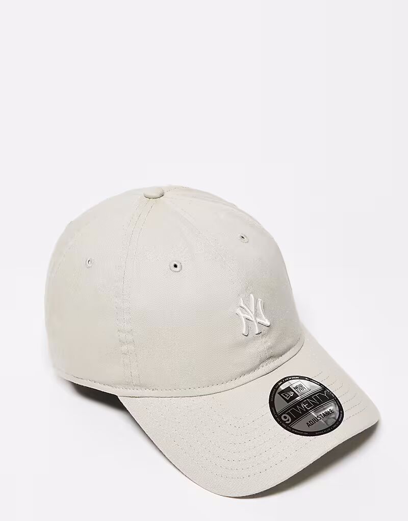 

Кепка New Era mini NY Yankees 9twenty бежевого цвета