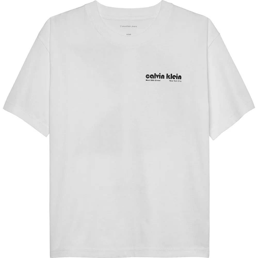 

Футболка Calvin Klein Jeans Geo Backprint Relaxed Fit, белый