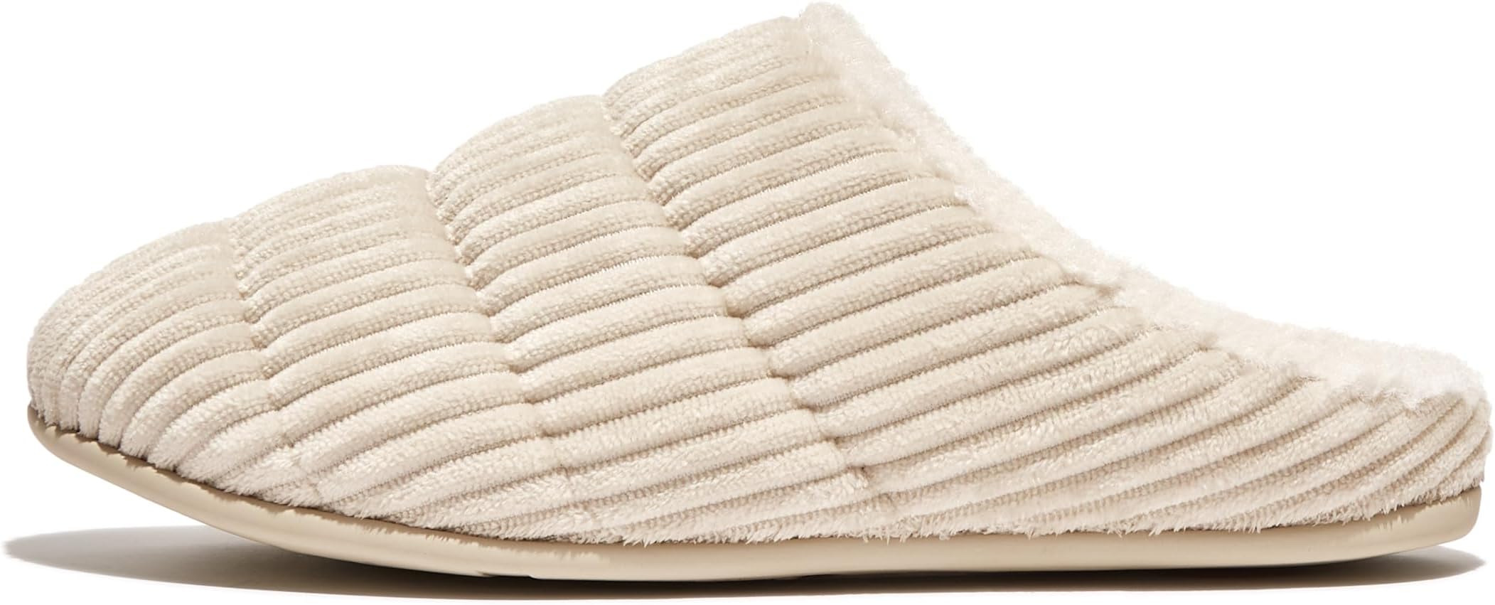 

Тапочки FitFlop CHRISSIE FLEECE-LINED CORDUROY SLIPPERS, слоновая кость