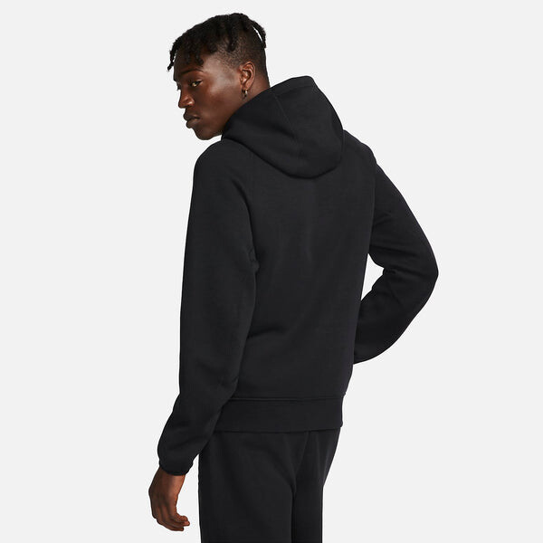 Толстовка спортивная одежда технический флисовый худи Nike, черный — фото 2