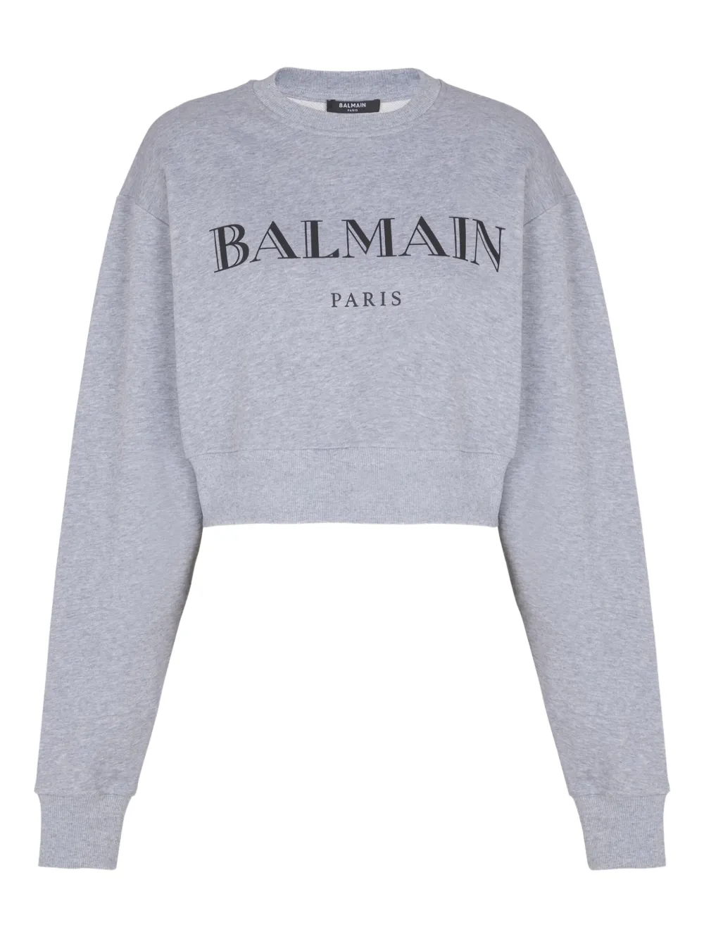 

Толстовка с логотипом BALMAIN, серый