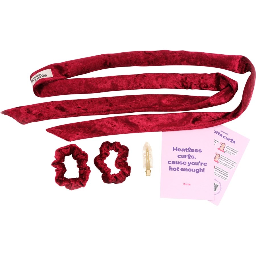 Резинка для волос lockenband bordeaux red Lotta Curls, количество 1 шт. — фото 2