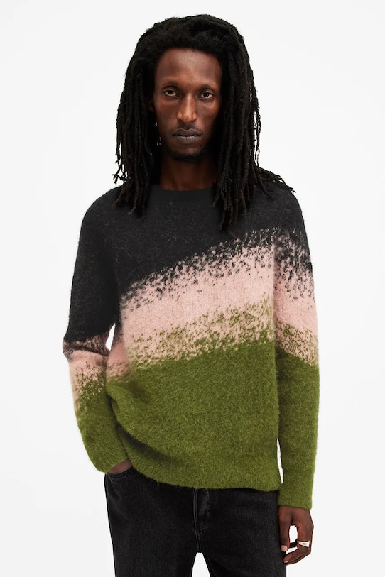 

Шерстяной свитер SIRUS Allsaints, зеленый