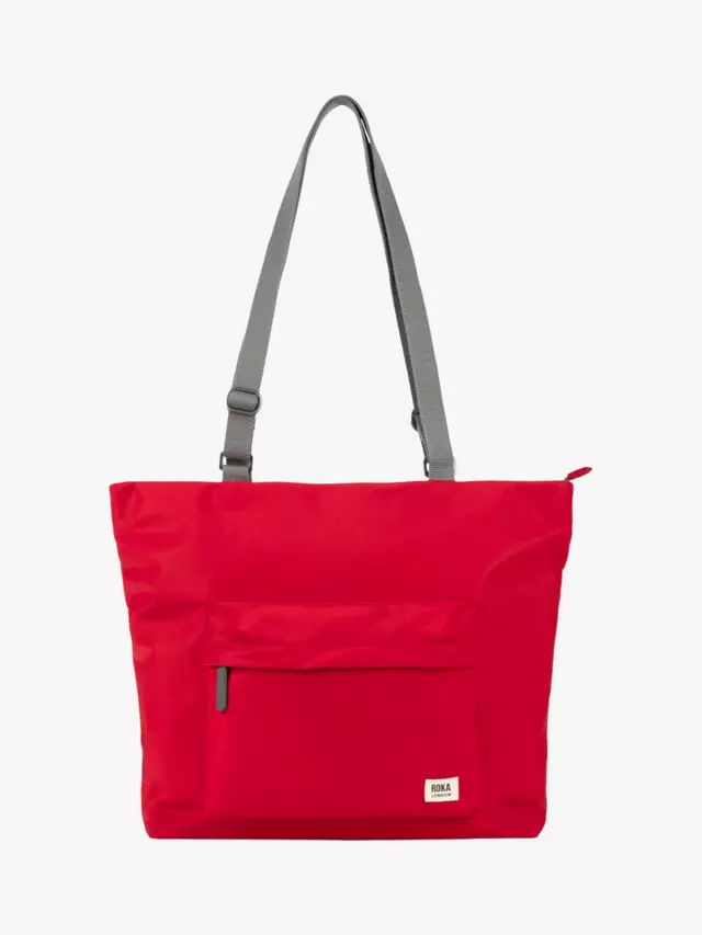 

Сумка тоут ROKA London Trafalgar Recycled Nylon, цвет cranberry