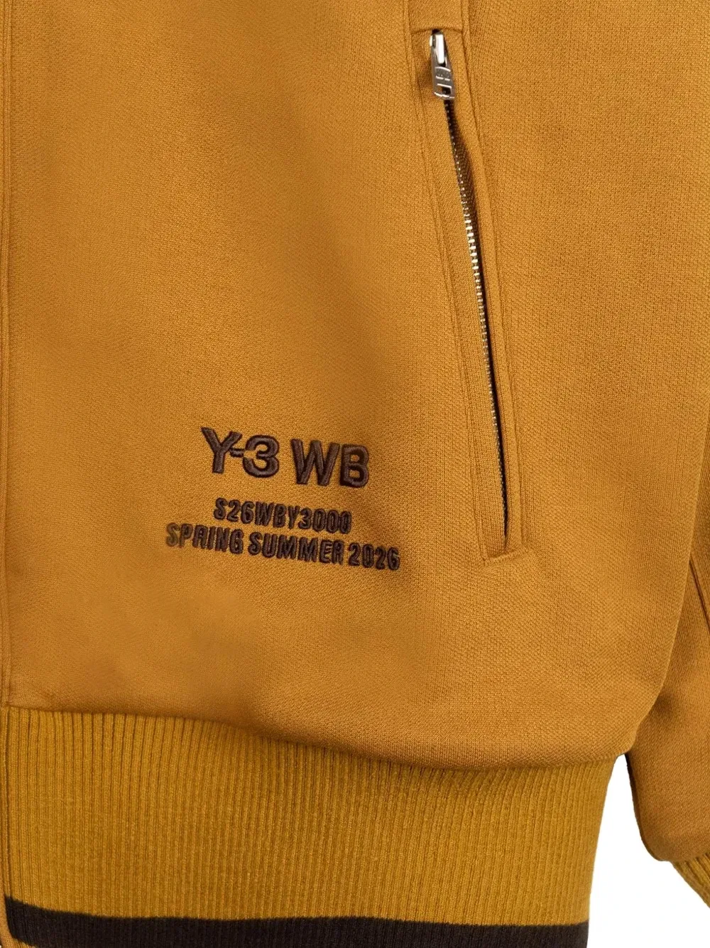 Спортивная куртка с боковыми полосками adidas X Yohji Yamamoto WBY-3, коричневый — фото 3