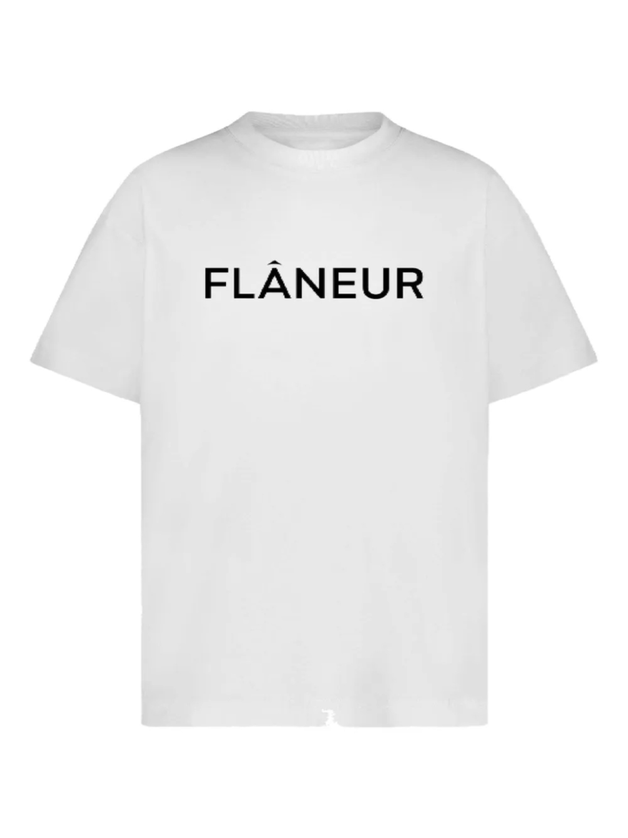 

FLÂNEUR logo-print Футболка, белый