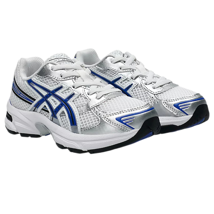 Кроссовки детские Gel 1130 Shock Absorbers Low Top для детей ASICS, синий/серебряный — фото 4