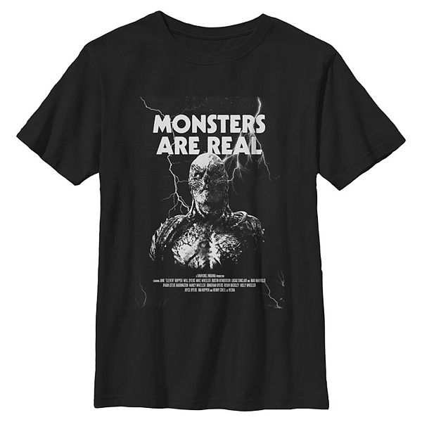 

Футболка с принтом Stranger Things Monsters Are Real для мальчиков 8-20 Licensed Character