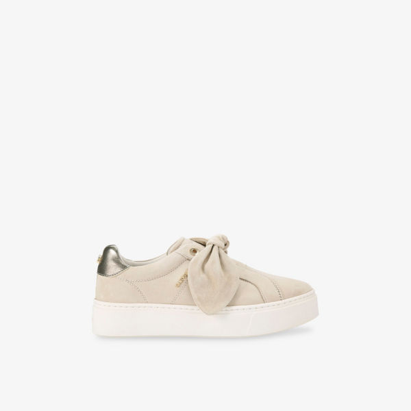 Туфли замшевые Carvela Chiara Bow, бежевый