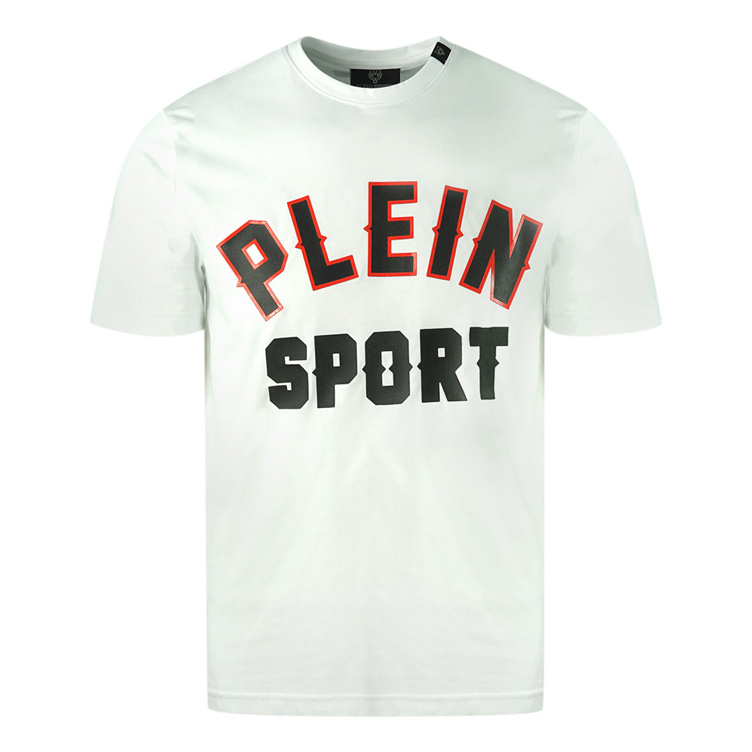 

Футболка с логотипом блока от Plein Sport, белый