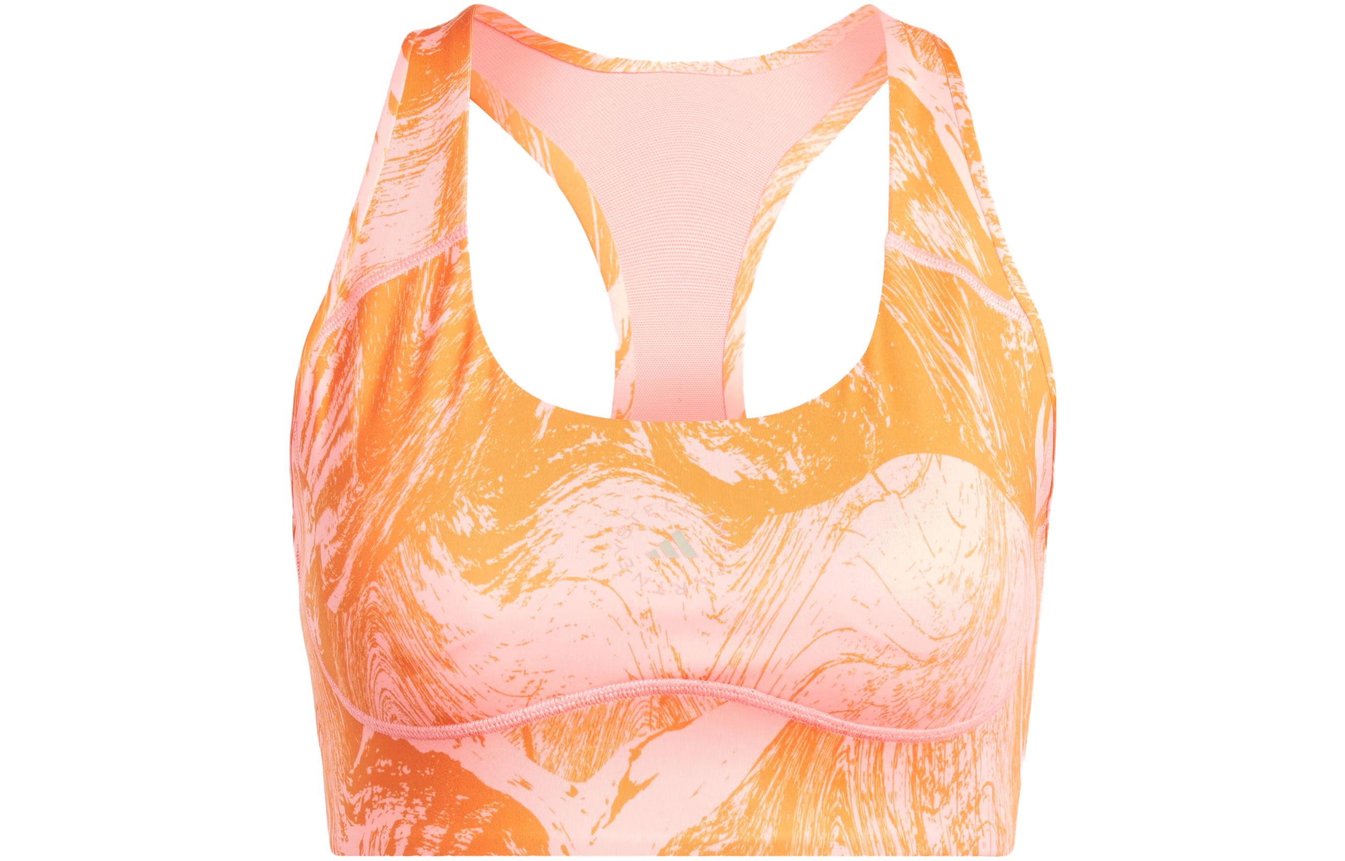Спортивный бюстгальтер Stella McCartney True Purpose Power Impact Adidas, Светлый Мерцающий Красный — фото 2