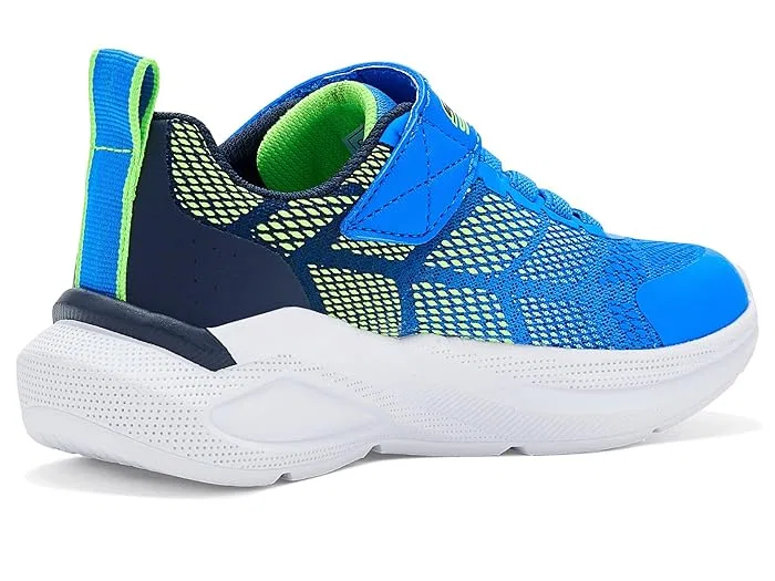 Кроссовки с воздушной подушкой Microspec Max Velocity 404110L Skechers Kids, Blue/Lime — фото 4