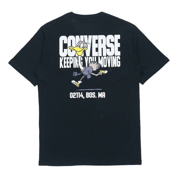 

Футболка keep moving short sleeve t-shirt 'black' Converse, черный