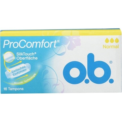 

Тампоны ob ProComfort Normal, 16 шт. O.B