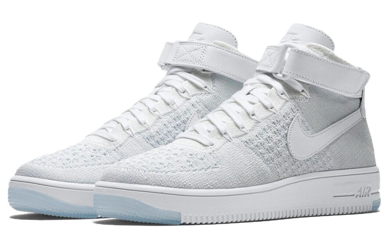 Nike Air Force 1 Flyknit Triple White Women's — фото 3
