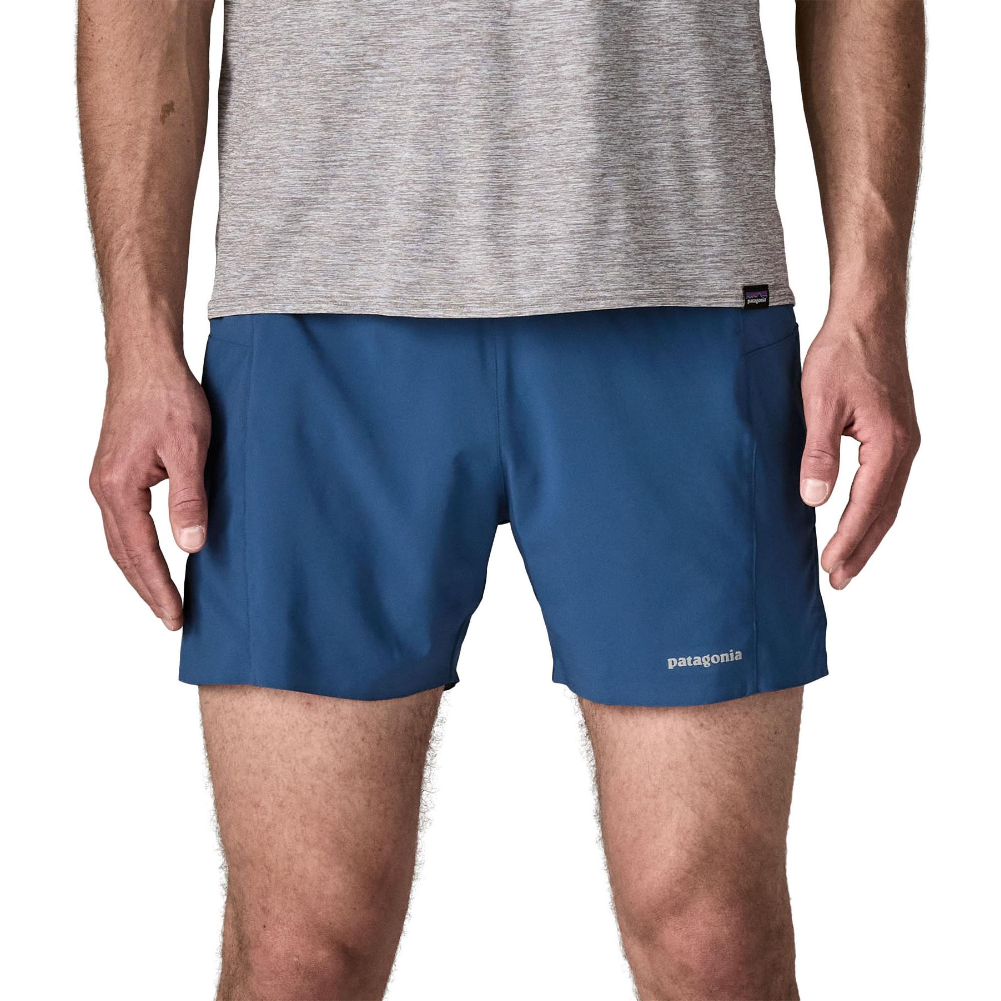 

Мужские шорты Strider Pro 5 дюймов Patagonia, Clement Blue