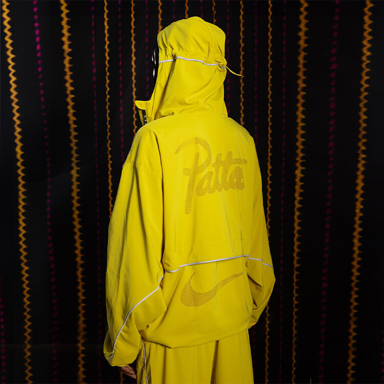 Куртка ко-бренда Patta X Patta унисекс желтая Nike, желтый — фото 4