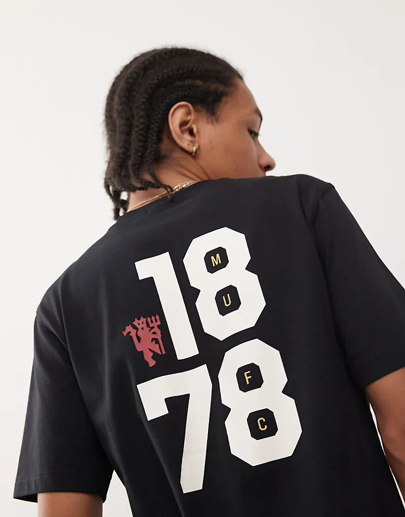 

Футболка Manchester United VRCT черного цвета adidas Originals