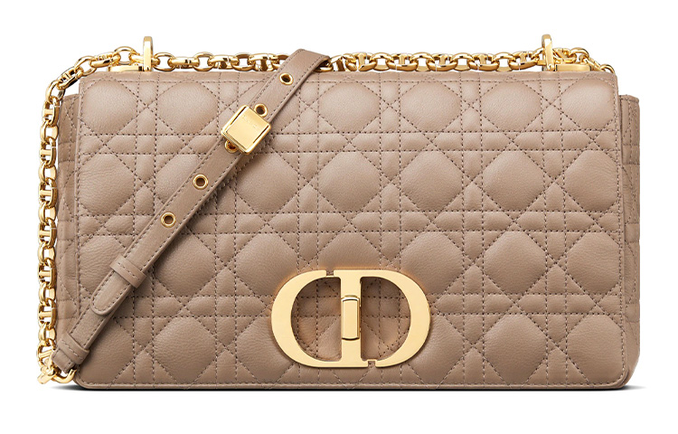 

Caro Soft Кожаная Сумка Через Плечо, Кроссбоди Tubas Женская Теплый Тёплый Бежевый DIOR